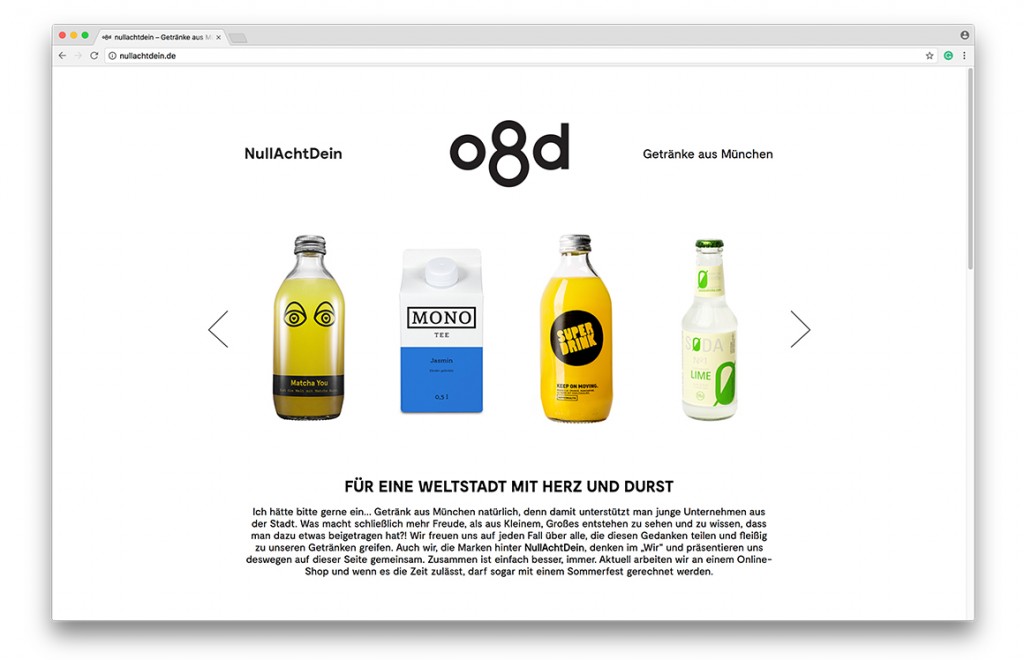 Studio Nüe NullAchtDein – Logo & Webdesign