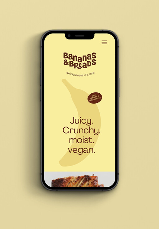 Studio Nüe Bananas & Breads – Logo Redesign + Packaging